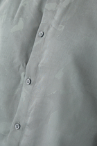 Cotton Jacquard Casual Shirt